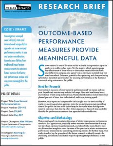 Outcome-Based Performance Measures