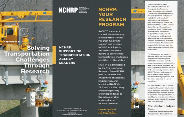 NCHRP CEO brochure