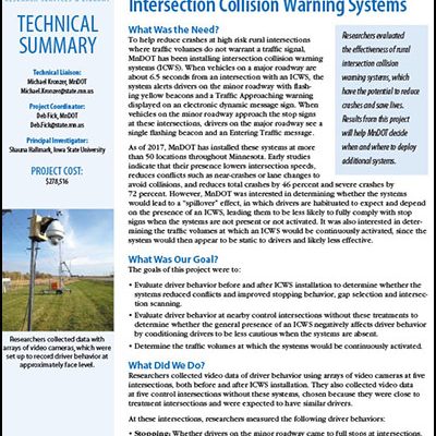 Collision Warning Systems
