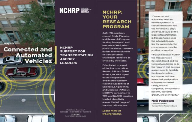 NCHRP Connected Automated Vehicles