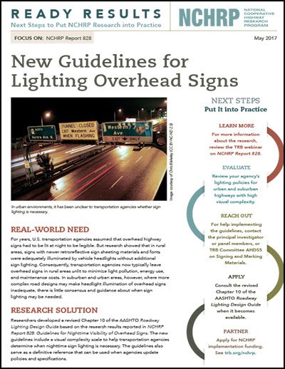 Ligting Overhead Signs