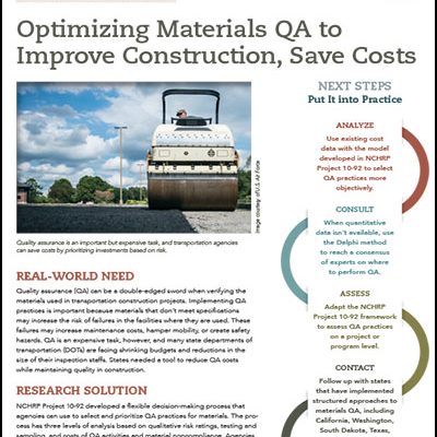 Optimizing Materials QA